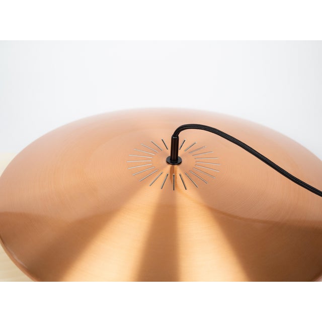 Metal Vintage Danish Diskos Pendant Lamp by Jo Hammerborg for Fog and Morup, 1965 For Sale - Image 7 of 11