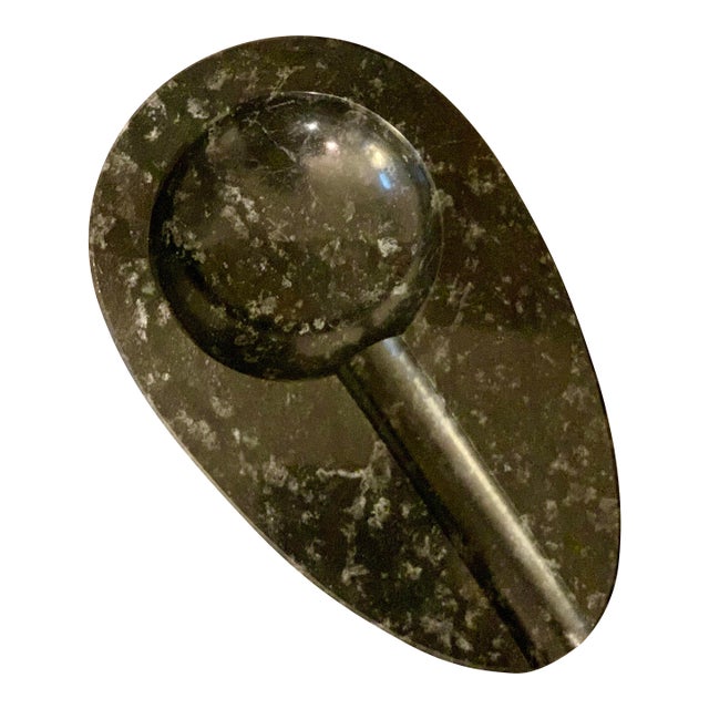 Vintage Mid-Century Modern Italian Marble Cigar, Pipe, Cigarette Ashtray For Sale