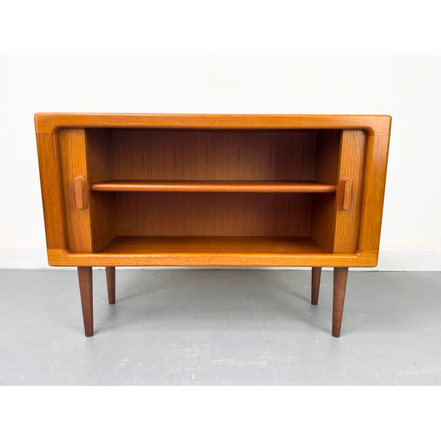 Danish Teak Sideboard with Tambour Doors from CFC Silkeborg, 1970s For Sale - Image 6 of 18
