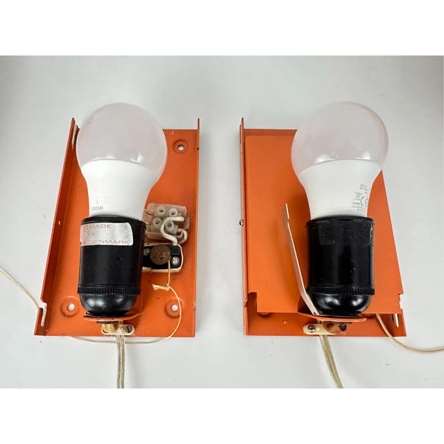 Copper Kastor Wall Lamps by Jo Hammerborg for Fog & Mørup, 1960s, Set of 2 For Sale - Image 12 of 15