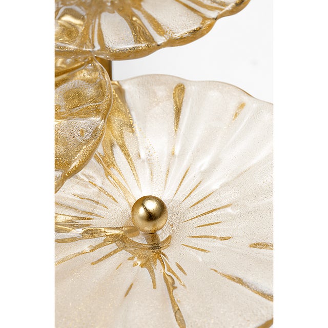 Gold Julie Neill for Visual Comfort Signature Gianna 21" Layered Sconce in Gild with Gold Fleck Glass For Sale - Image 8 of 13