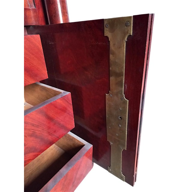 Empire Secretaire in Corinthian Bronze Gilded with Mercury, 1810 For Sale - Image 4 of 18