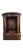 Transitional Late 20th Century Furniture Curved Mahogany Tambour Armoire / Bar Cabinet For Sale - Image 3 of 12