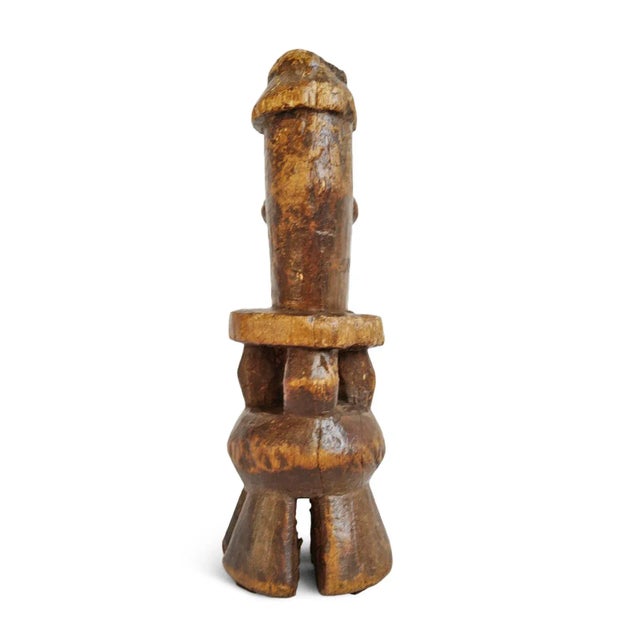 Vintage African Colonial Wood Figure For Sale In Los Angeles - Image 6 of 9