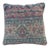 Pink and Blue Turkish Kilim Pillow Cover For Sale