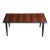 1960s Petite Scandinavian Rosewood Bench With Ebonized Legs For Sale