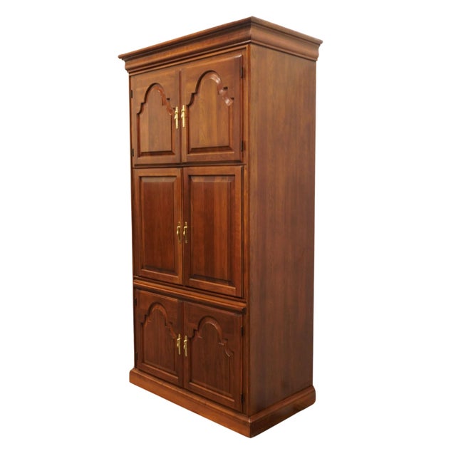 HARDEN FURNITURE Solid Cherry Traditional Style 45" Media Armoire / Wall Unit 85" High 45" Wide 23.5" Deep We specialize...