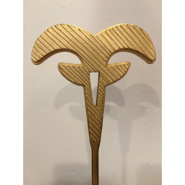 Global Views Polynesian Symbol Sculptures - Set of 3 For Sale - Image 4 of 6