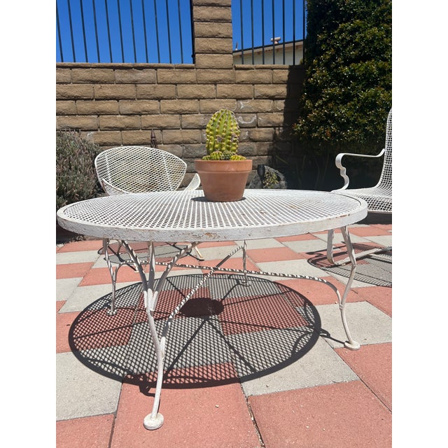 Mid-Century Modern Mid Century Modern Patio Set, Set of 4 For Sale - Image 3 of 8