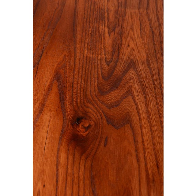 Brown Biedermeier Side Table in Ash and Elm, Czech, 1810s For Sale - Image 8 of 14