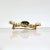 Metal Vintage 14 Karat Gold and Green Tourmaline Kinetic Bee Brooch With Pearls and Rubies For Sale - Image 7 of 8