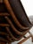 Brown Set of Bamboo and Leather Lounge Chair and Ottoman, 1970s For Sale - Image 8 of 18