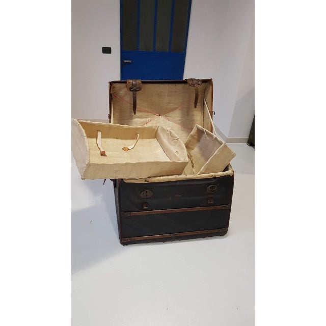 Antique Diligence Trunk, 1890s For Sale - Image 6 of 9