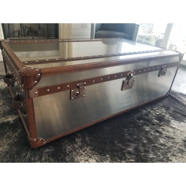Restoration Hardware Mayfair Trunk Coffee Table Chairish