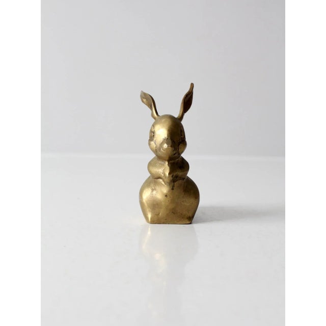 VIntage Brass Bunny Rabbit For Sale - Image 6 of 9