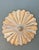 Vintage Carved Wood Sunburst Wall Medallion For Sale - Image 4 of 12