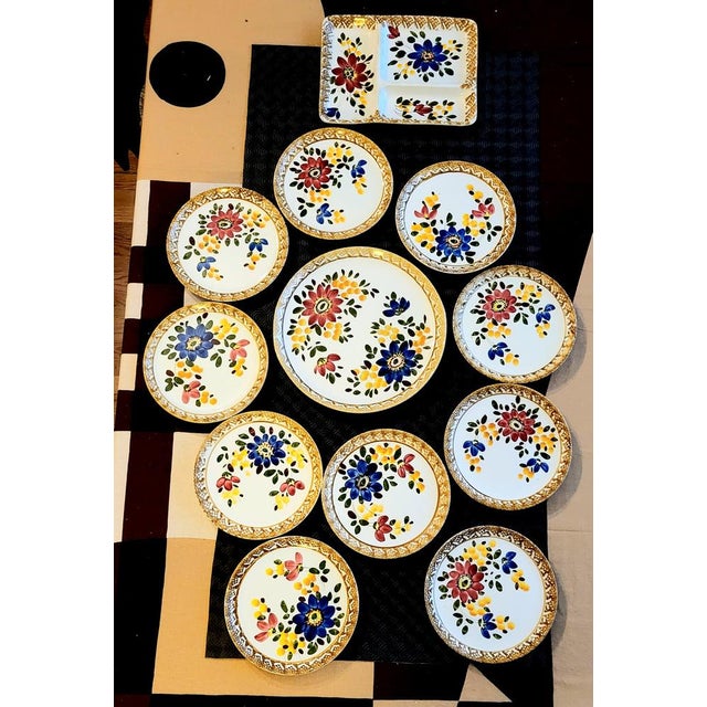 Vintage Earthenware Plates and Dishes, Set of 12 For Sale - Image 14 of 14