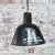 Vintage Industrial Black Enamel Factory Pendant Lights For Sale - Image 4 of 5