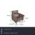 Brown Taupe Leather Porto Armchairs and Ottomans with Manual Function from Erpo, Set of 5 For Sale - Image 4 of 18
