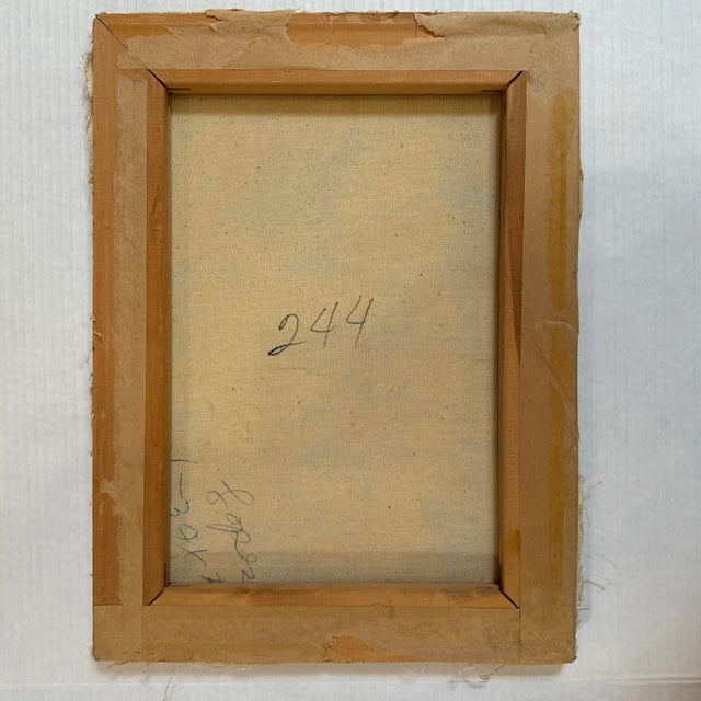 1960s Still Life Painting of Grapes in Basket 1966 For Sale - Image 5 of 8