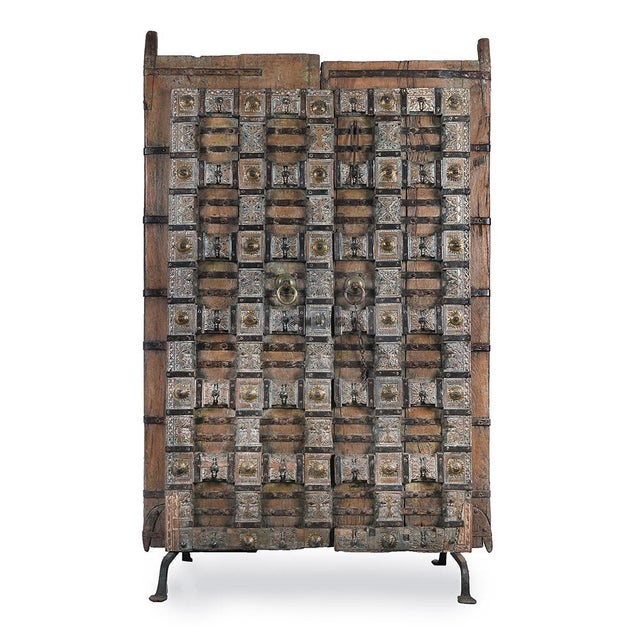 Wooden Door on Steel Base For Sale - Image 5 of 5