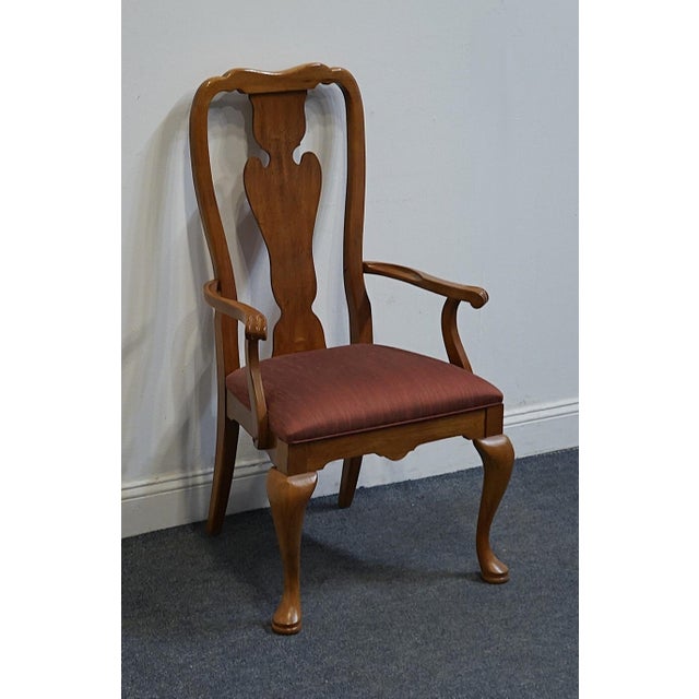 Thomasville Thomasville Furniture Fisher Park Collection Splat Back Dining Arm Chair 21621-811-812 For Sale - Image 4 of 10