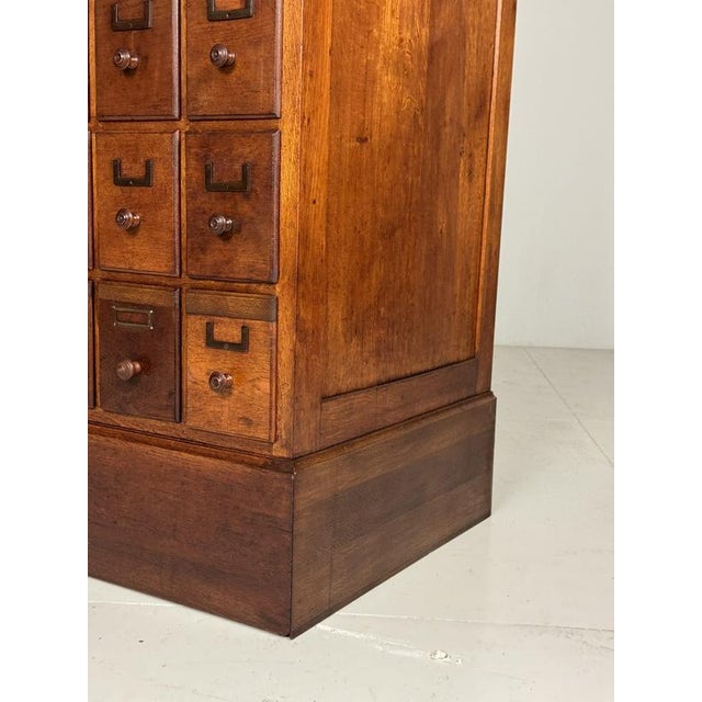 French Oak Pharmacy Cabinet For Sale - Image 4 of 18