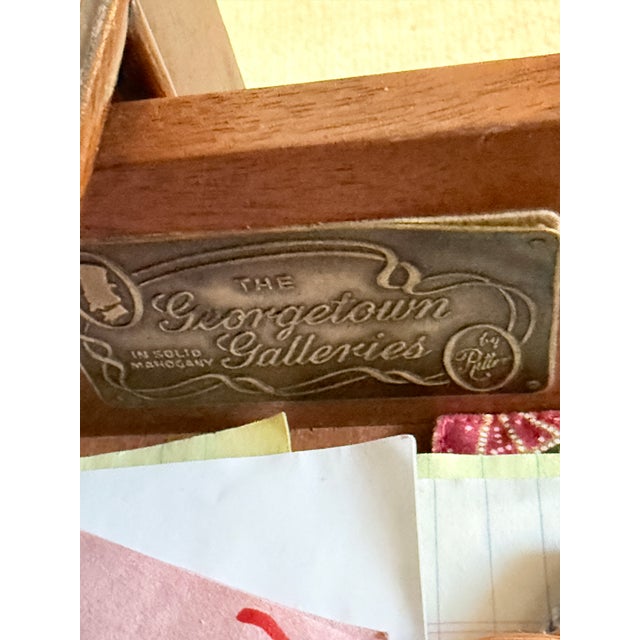 Pair of Vintage Georgetown Galleries Two Tier End Tables For Sale - Image 11 of 12