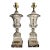 Mid 20th Century Pair of Paul Hanson for Baccarat Crystal Table Lamps For Sale