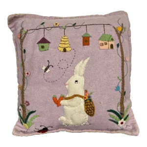 1990s Easter Rabbit Pillow