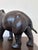 Large Vintage Handcrafted Leather Hippopotamus Statue For Sale - Image 6 of 10