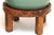 Pair of Vintage Mint Green Ceramic Planters on Wrapped Wood Stands For Sale - Image 15 of 17