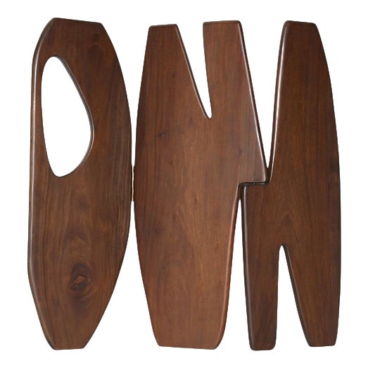 Handcrafted Panama II Brass and Walnut Wood Screen by Reda Amalou Design For Sale