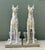 Vintage Eco Plaster Great Dane Sculptures - Pair For Sale - Image 4 of 17
