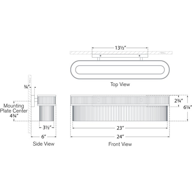 Metal Marie Flanigan for Visual Comfort Signature Menil 24" Linear Sconce in Polished Nickel with Crystal Rods For Sale - Image 7 of 9
