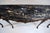 Superb, monumental early 20th C. Louis XV style console table with original imported fitted Portoro marble slab top....