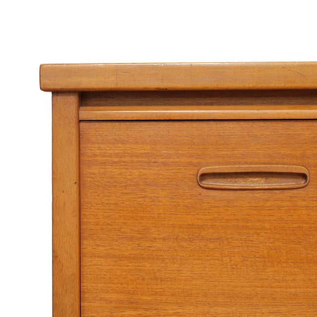 1960s Mid Century Jentique Teak Credenza With Arched Cabinet Doors For Sale - Image 5 of 12