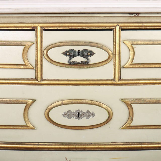 19th Century Spanish Commode in Oak and Marble, 1890s For Sale - Image 6 of 11