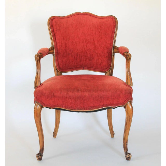 French French Louis XV Style Fauteuil For Sale - Image 3 of 13