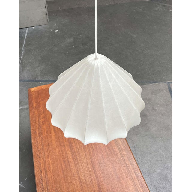 Mid-Century Modern Cocoon Pendant Lamp by Friedel Wauer for Goldkant Leuchten, Germany, 1960s For Sale - Image 4 of 18