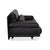Model 6500 2-Seater Sofa in Black Leather from Rolf Benz For Sale - Image 11 of 14