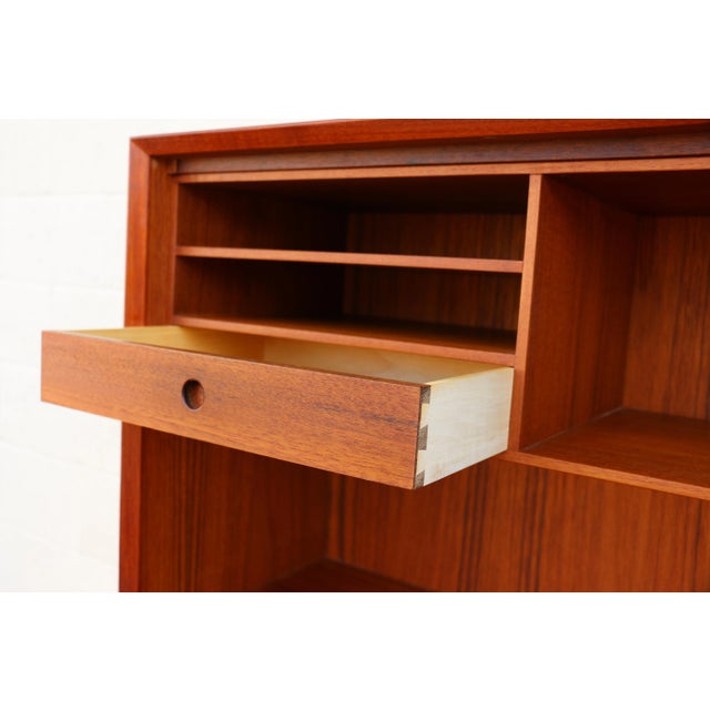 1950s Mid-Century Modern Peter Hvidt & Orla Mølgaard-Nielsen Danish Secretary Desk For Sale - Image 5 of 12