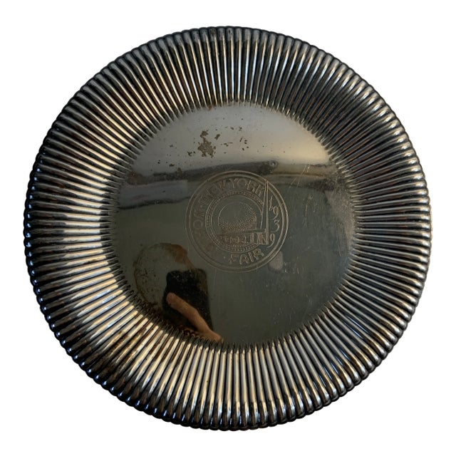1939 New York World's Fair Rogers Silver Plate Platter For Sale
