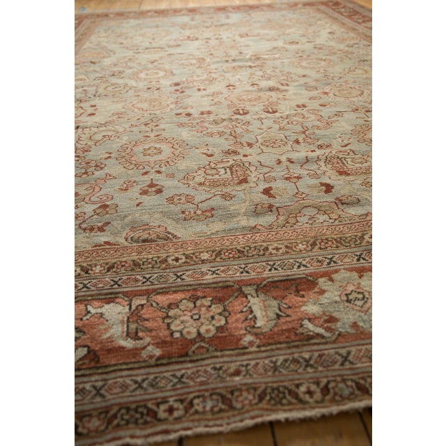 Old New House Vintage Distressed Mahal Carpet - 8'10" X 11'8" For Sale - Image 4 of 12