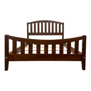 Ethan Allen Elements Full Size Mission Arts and Crafts Style Bed For Sale