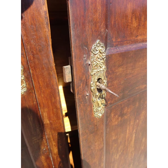 19th Century Louis Philippe Walnut Wardrobe For Sale - Image 11 of 18