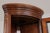 1980s Theodore Alexander Curved Mahogany Corner Cabinet For Sale - Image 5 of 18
