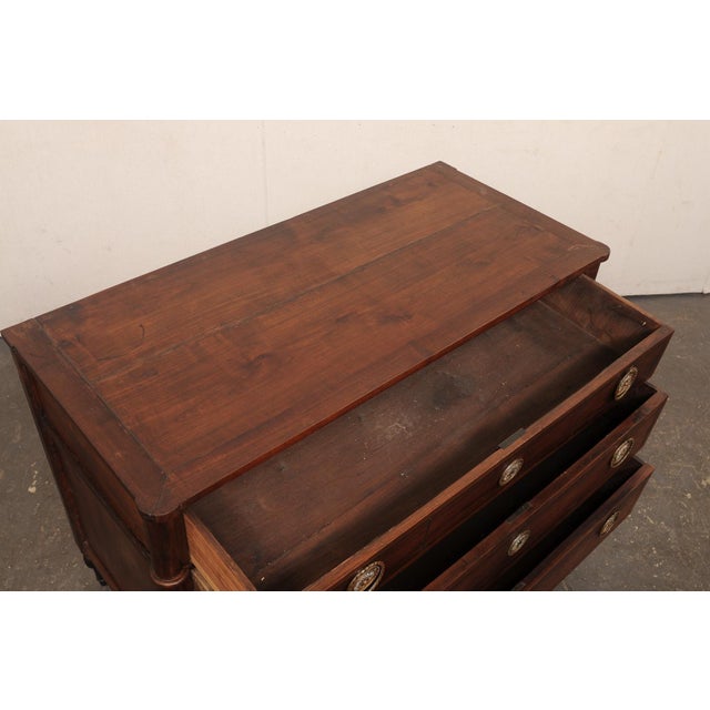 Wood French Louis XVI Revival Commode, 19th C. For Sale - Image 7 of 13