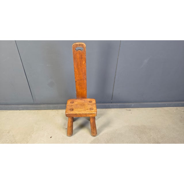 Vintage Brutalist Side Chair, 1960s For Sale - Image 10 of 12