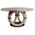 Round Pink Marble and Bronze Lilly Dining Table by Esther Knopfler For Sale - Image 15 of 15